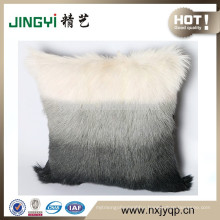 2017 Goat Skin Leather Plates Cushion Cover